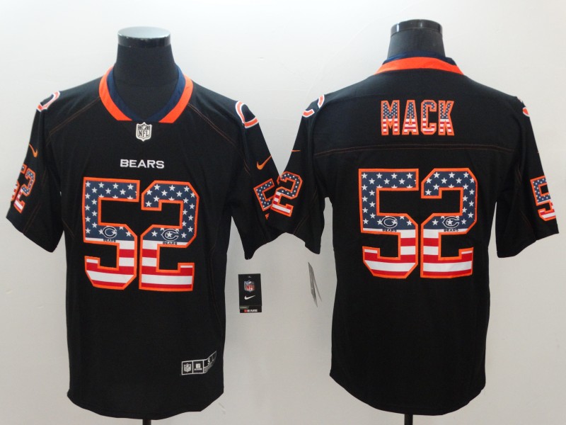 Men's Chicago Bears Khalil Mack #52 Black Jersey